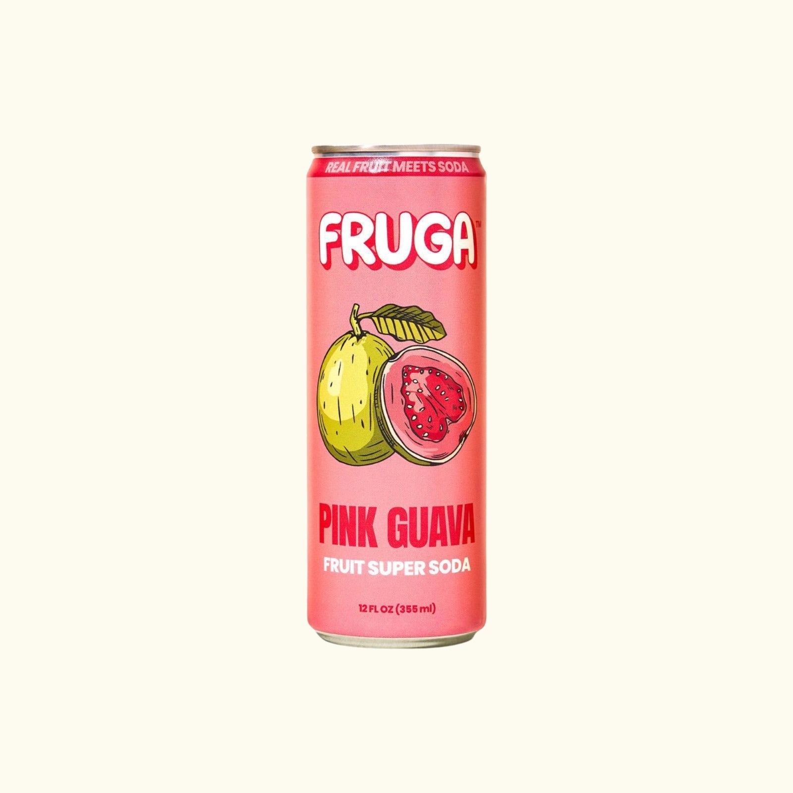 FRUGA Pink Guava Sparkling Fruit Super Soda – America Quality Distribution
